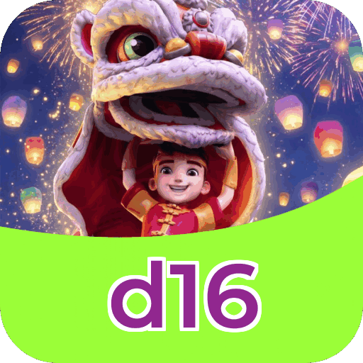 Interface do aplicativo d16 mostrando jogos disponíveis no iOS e Android